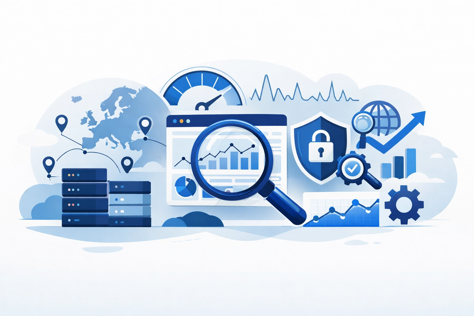 Carteras de dominios regionales: un marco de observabilidad para seguridad, rendimiento y SEO técnico