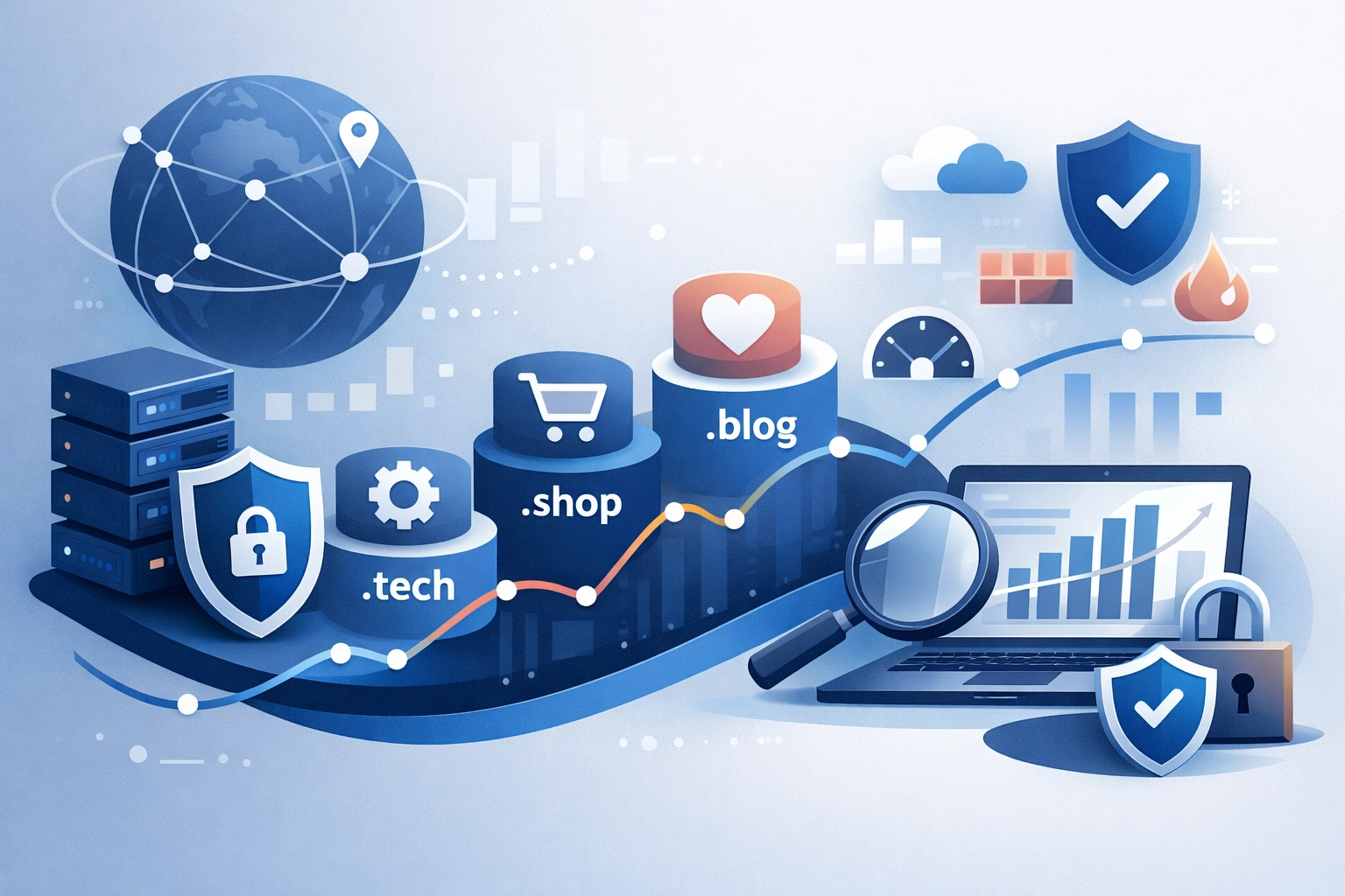 Diversificación de gTLD para nichos: un marco de riesgo y recompensa para SEO, rendimiento y seguridad