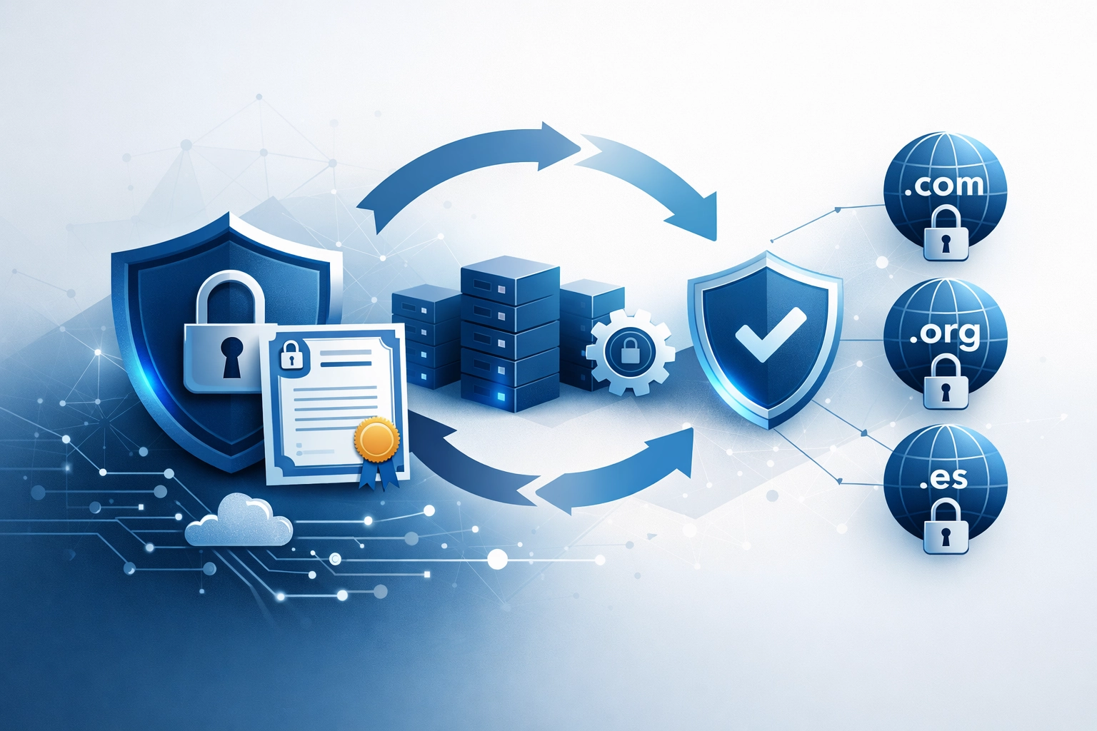 Gestión del ciclo de vida de certificados TLS en carteras mult-TLD: marco práctico de seguridad, rendimiento y gobernanza