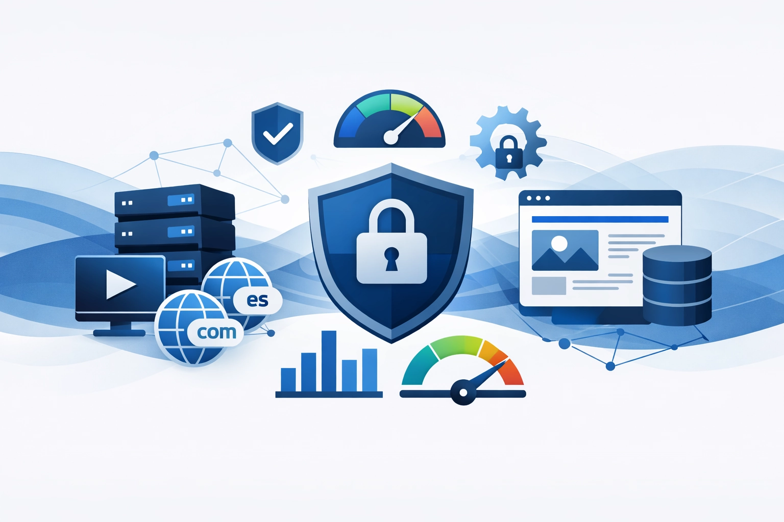 Hosting estático vs CMS en carteras mult-TLD: un marco CWV y seguridad para 2026