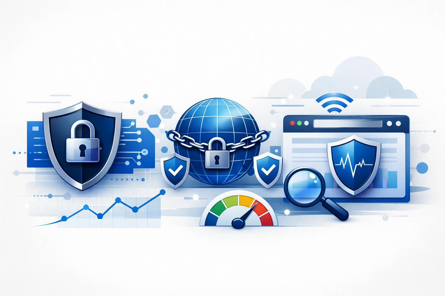 Rendimiento y confianza en carteras de dominios: TLS, DNSSEC y DoH para Core Web Vitals