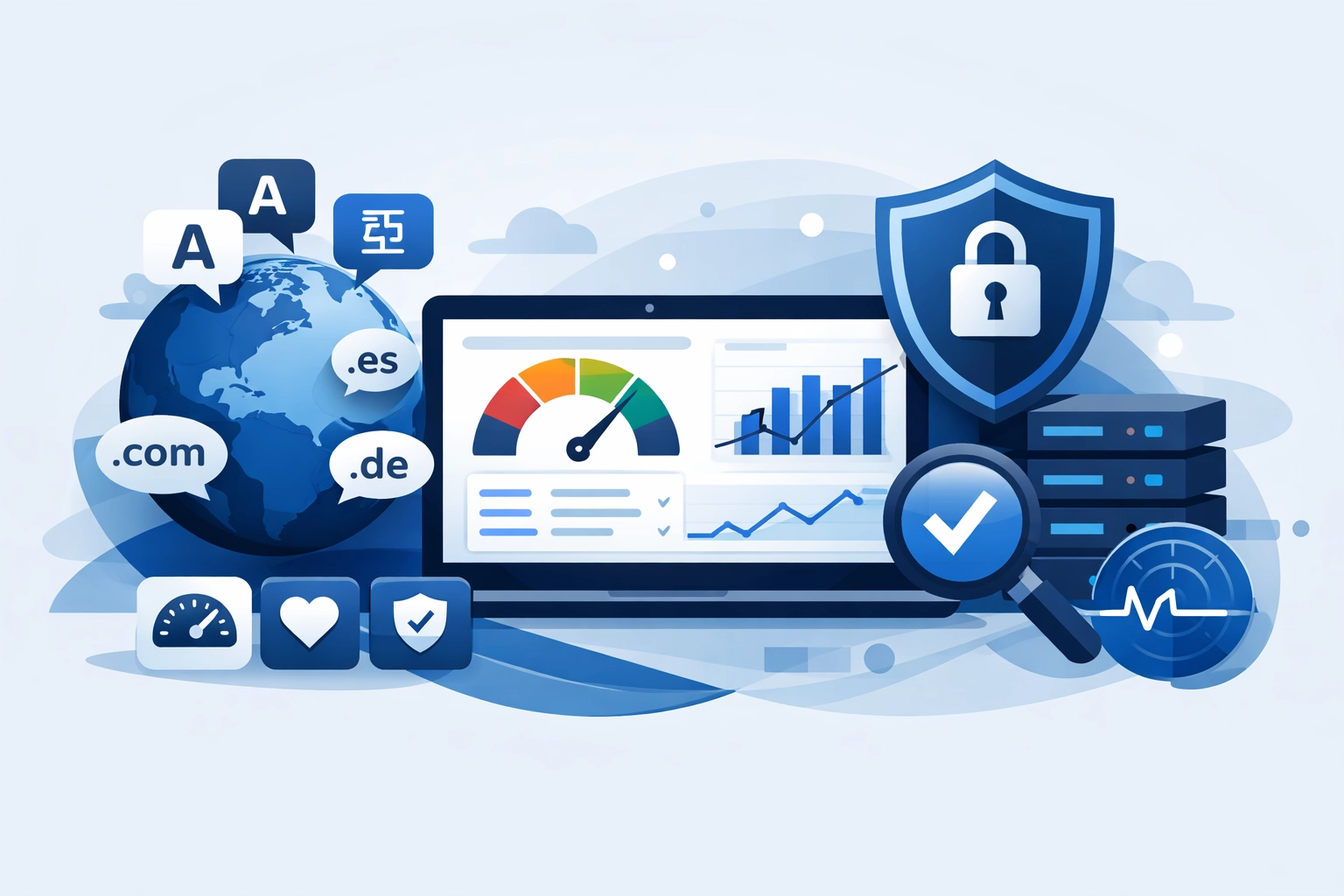 Tipografía multilingüe y CWV en carteras mult-TLD: observabilidad para rendimiento, seguridad y experiencia de usuario